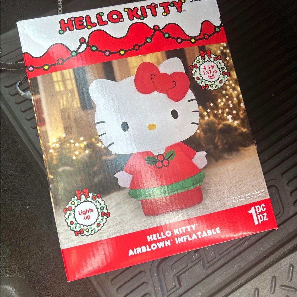 - Hello kitty Christmas inflatable